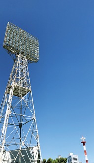 高さ39メートルの照明塔