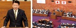 県議会自民党を代表し本会議で代表質問に臨む川本