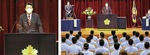 防災警察常任委員長として県警察学校卒業式に出席