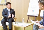 成長戦略へのビジョンを示す福田市長