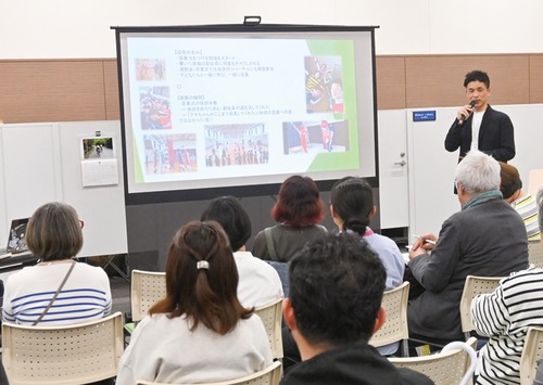 活動を紹介する横澤さん