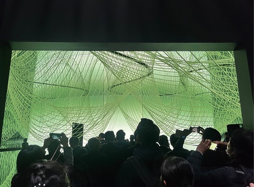 万博テストランの様子＝ちとせグループ提供