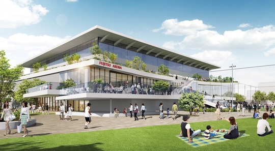 建設予定の｢Fujitsu Arena｣(仮称)＝富士通提供