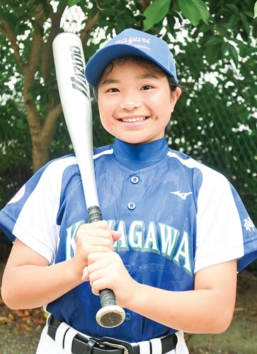 県選抜ＹＡＭＡＹＵＲＩに選ばれた金城さん