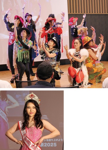 音楽とファッションショーで盛り上がったステージ