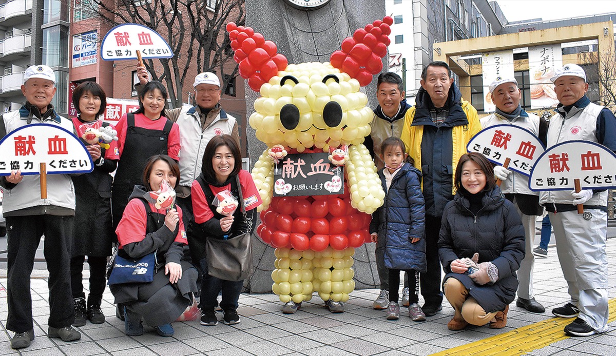 献血に83人が協力
