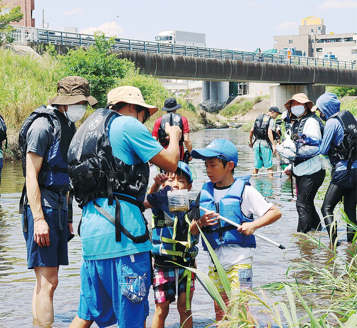 大人も多摩川探検