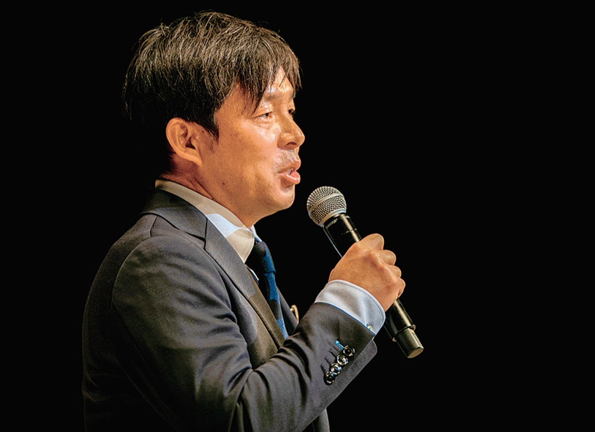 リーグ３連覇とＡＣＬ制覇へ抱負を語る鬼木監督　©川崎フロンターレ