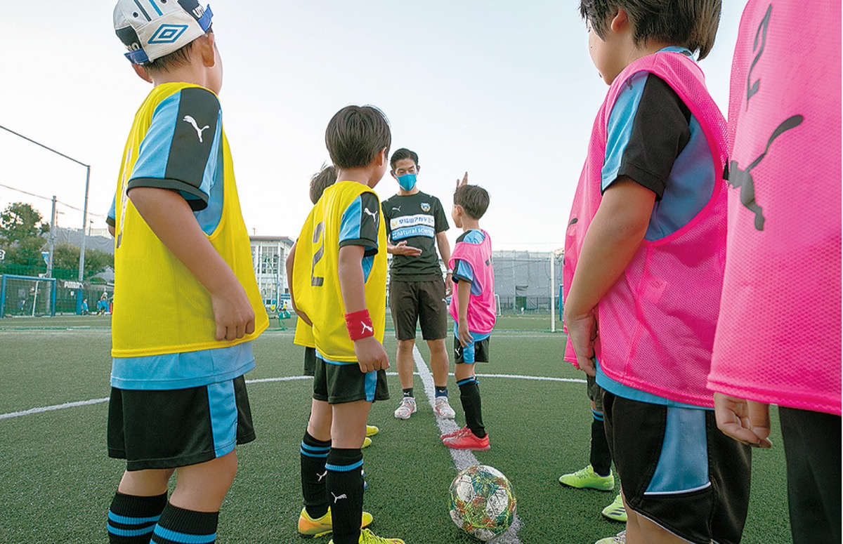 ミニゲームに臨む子どもたち