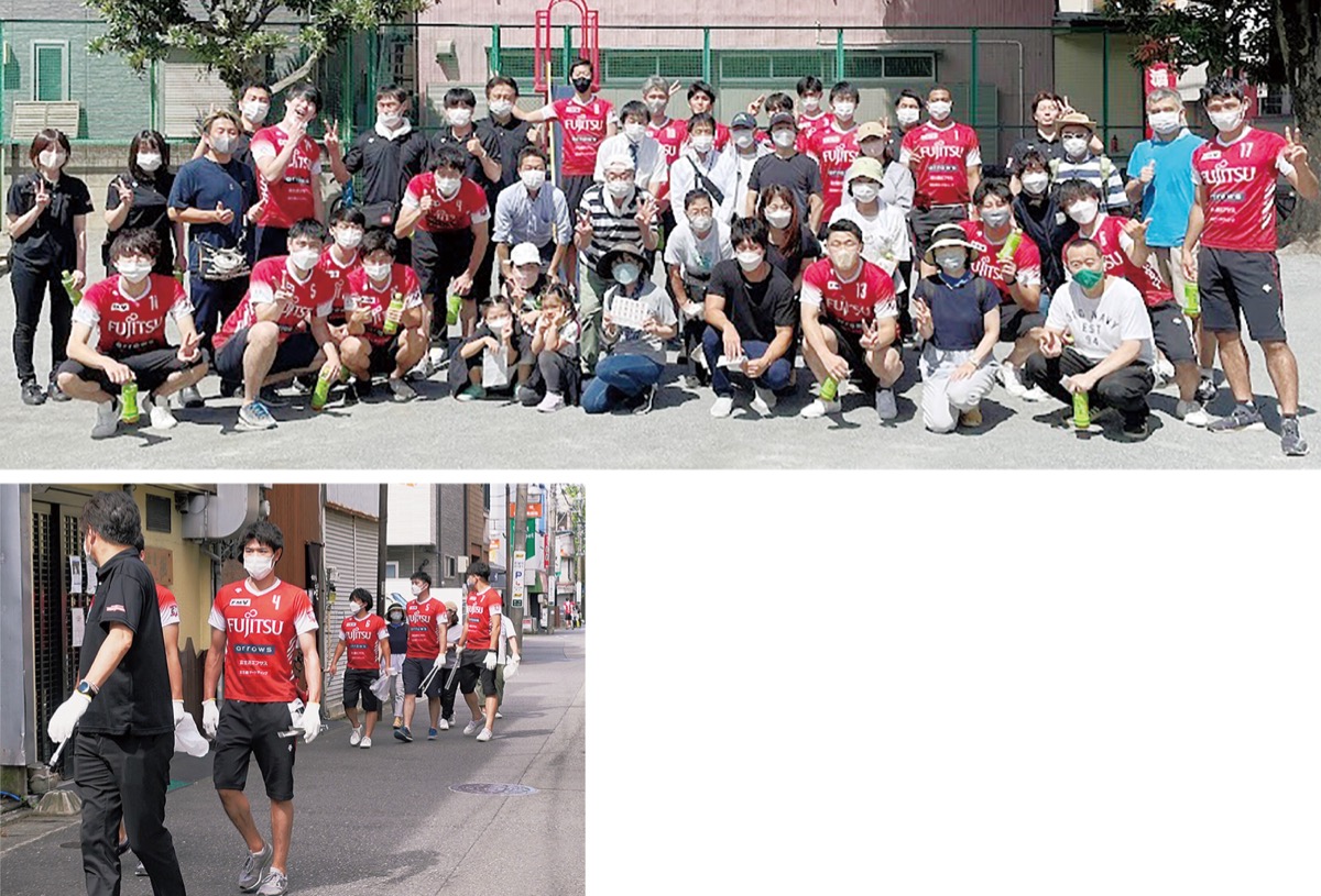 力合わせ清掃活動