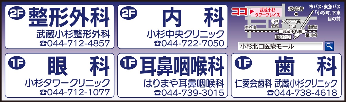 小杉駅北口、実績の医療モール (写真3)