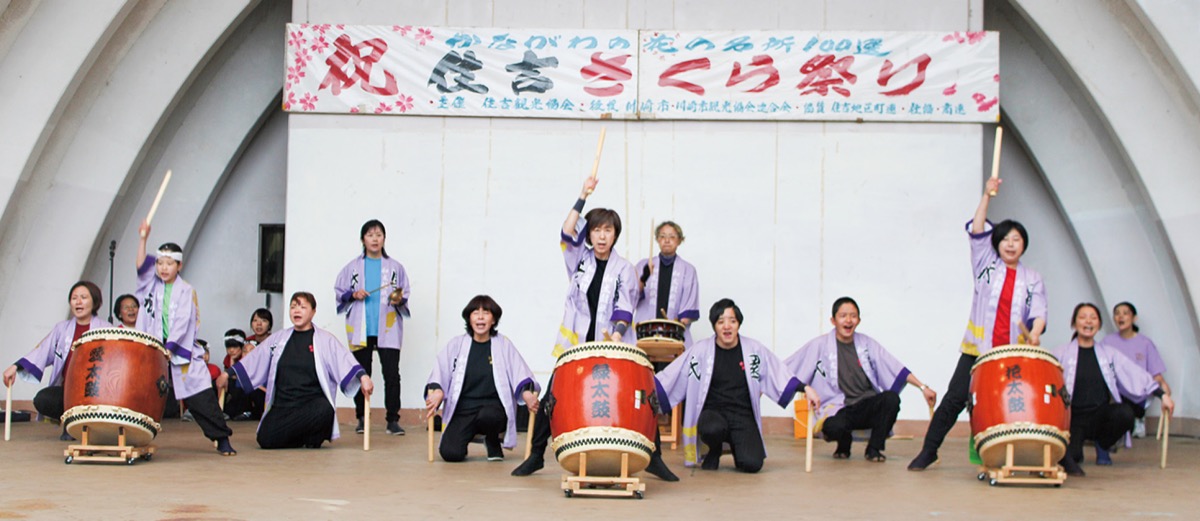 野外音楽堂で行われたステージイベント