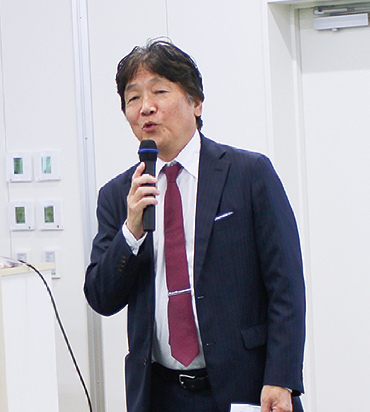 強い思いを語る谷合院長