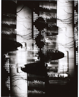 北代省三「未知のビジョン／東京の夜」1967年ゼラチン・シルバー・プリント