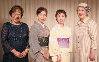 （左から）小脇さん、萩原さん、勝田さん、山縣さん