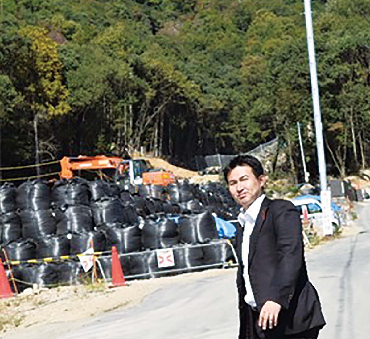 広島市八木地区土砂災害現場視察より