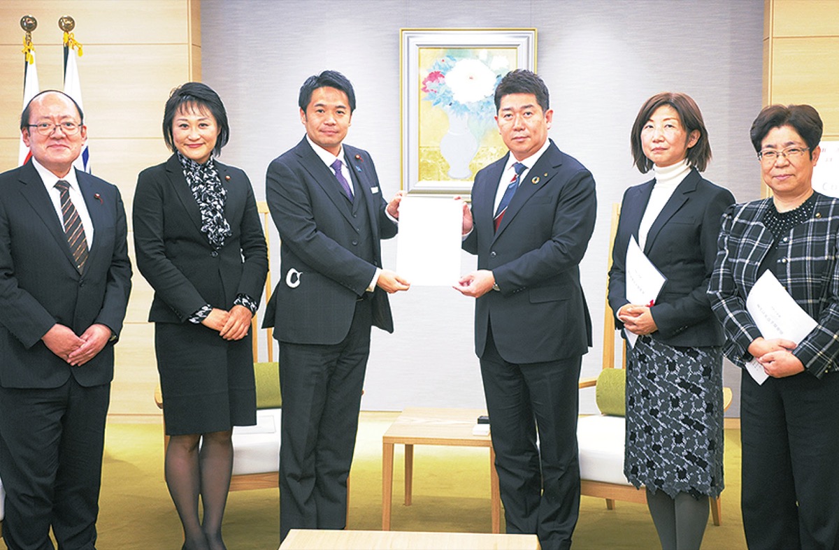 重点予算要望 市長に提出