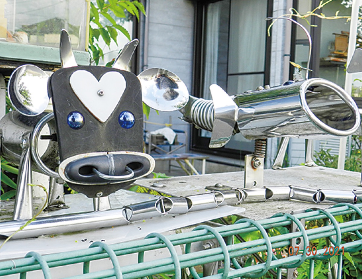 大正橋のほとり癒しの庭が