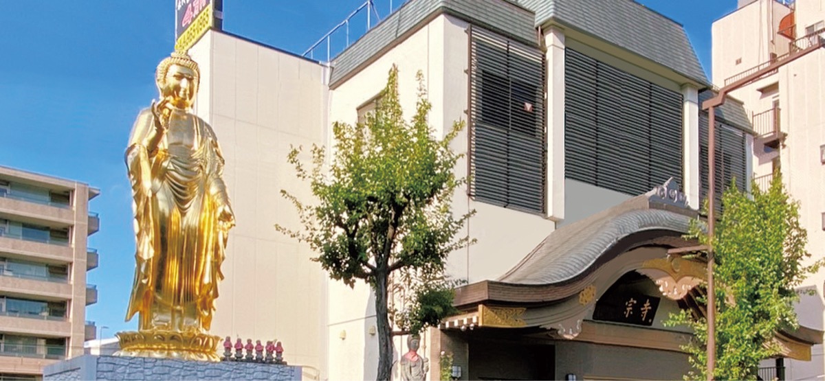 溝の口本堂は駅から徒歩３分　Ｐ90台完備