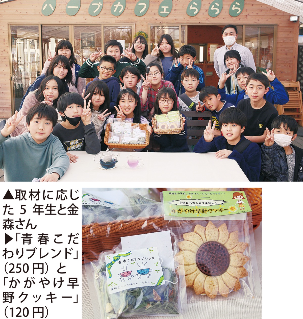 東柿生小５年生 新商品で 輝け早野 就労支援所と共同開発 麻生区 タウンニュース