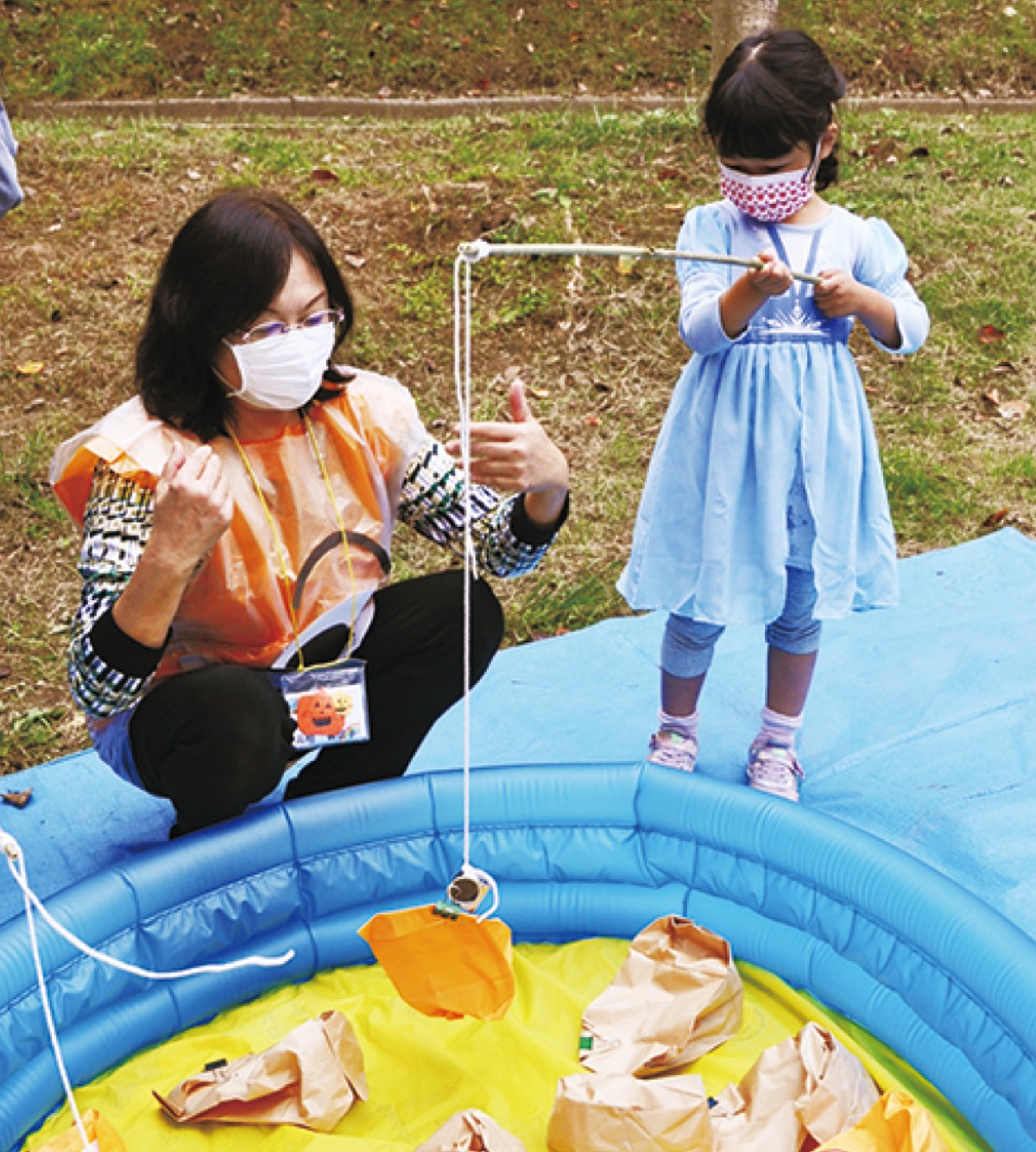 カボチャ釣りにも挑戦