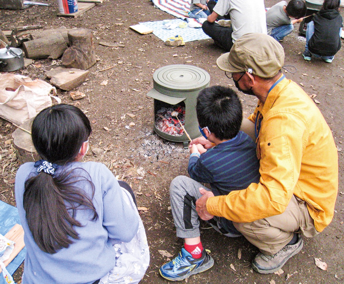 焼きマシュマロにも挑戦