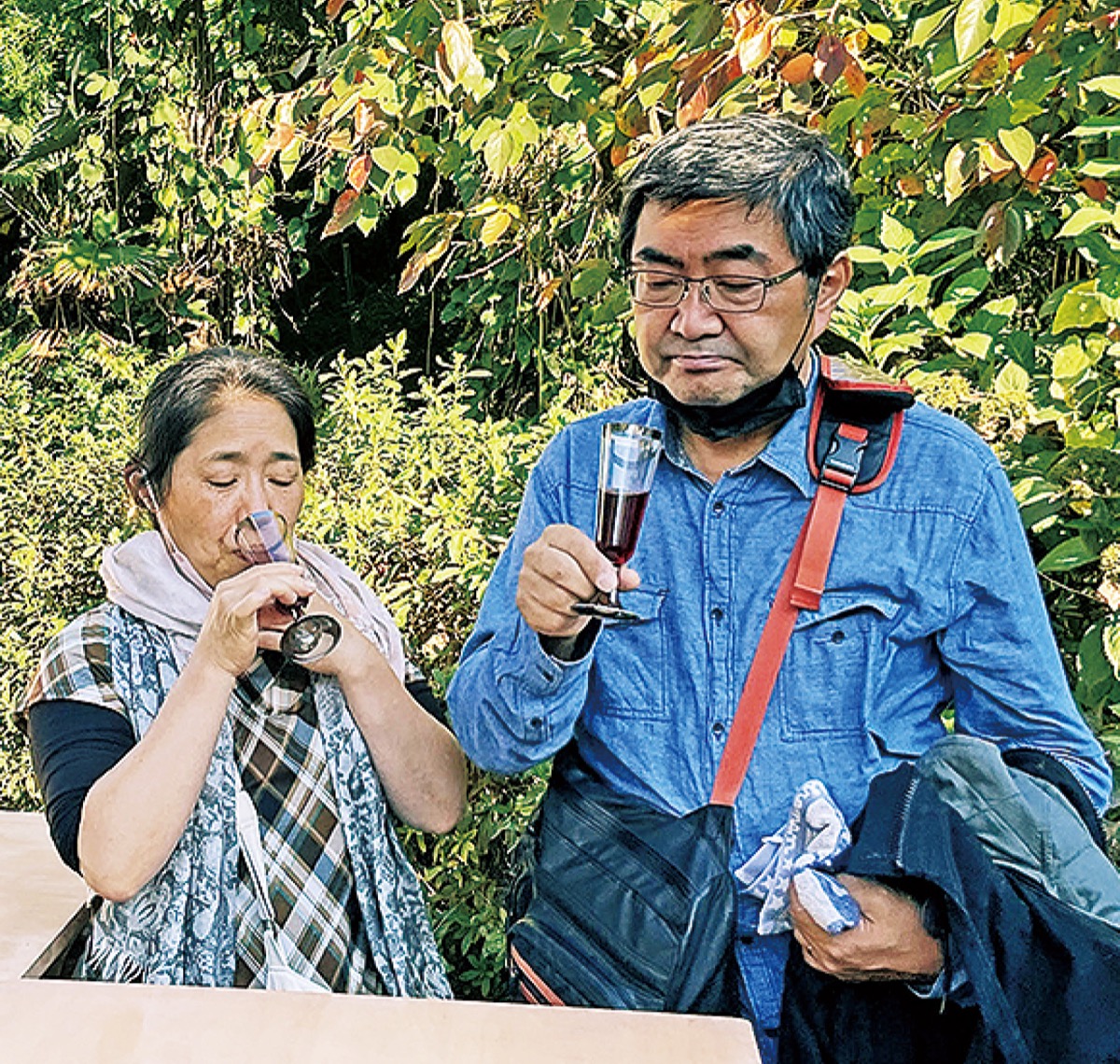 地場産ワインで乾杯