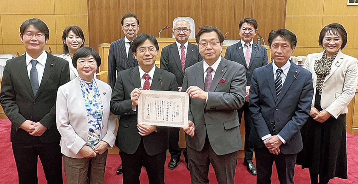 みらい市議団が優秀賞