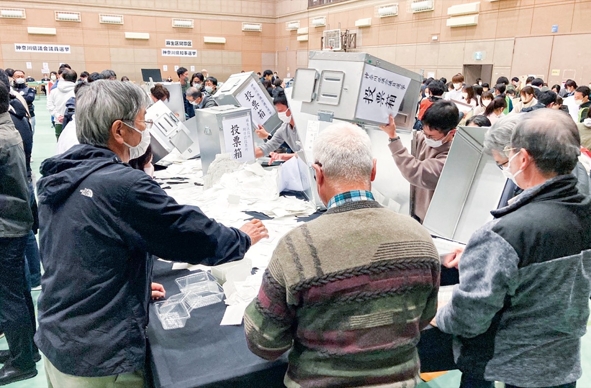 投票所１位 王禅寺中央小