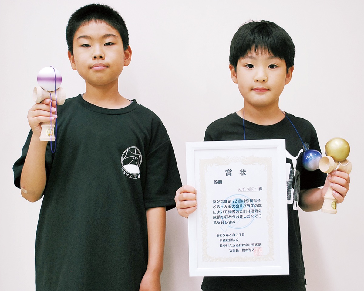 けん玉県大会 W初優勝