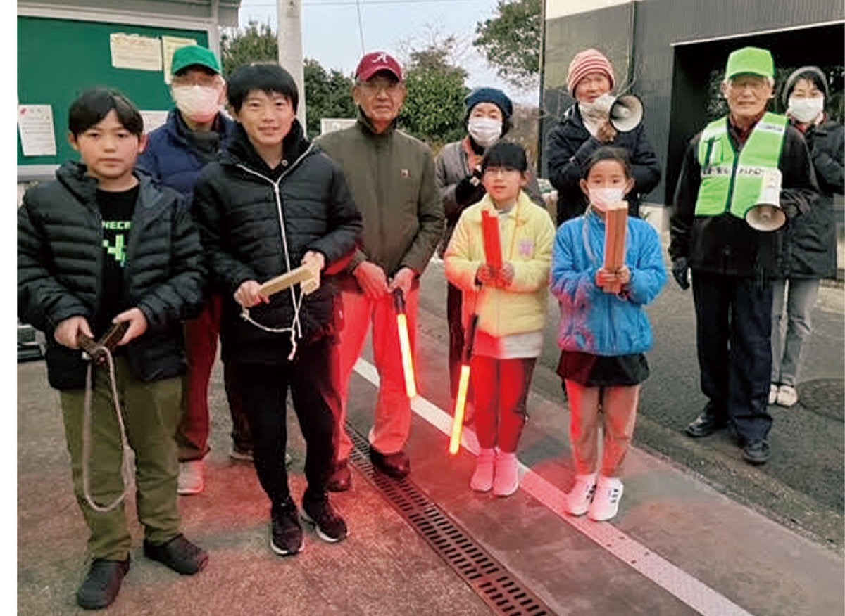 拍子木叩き｢火の用心｣