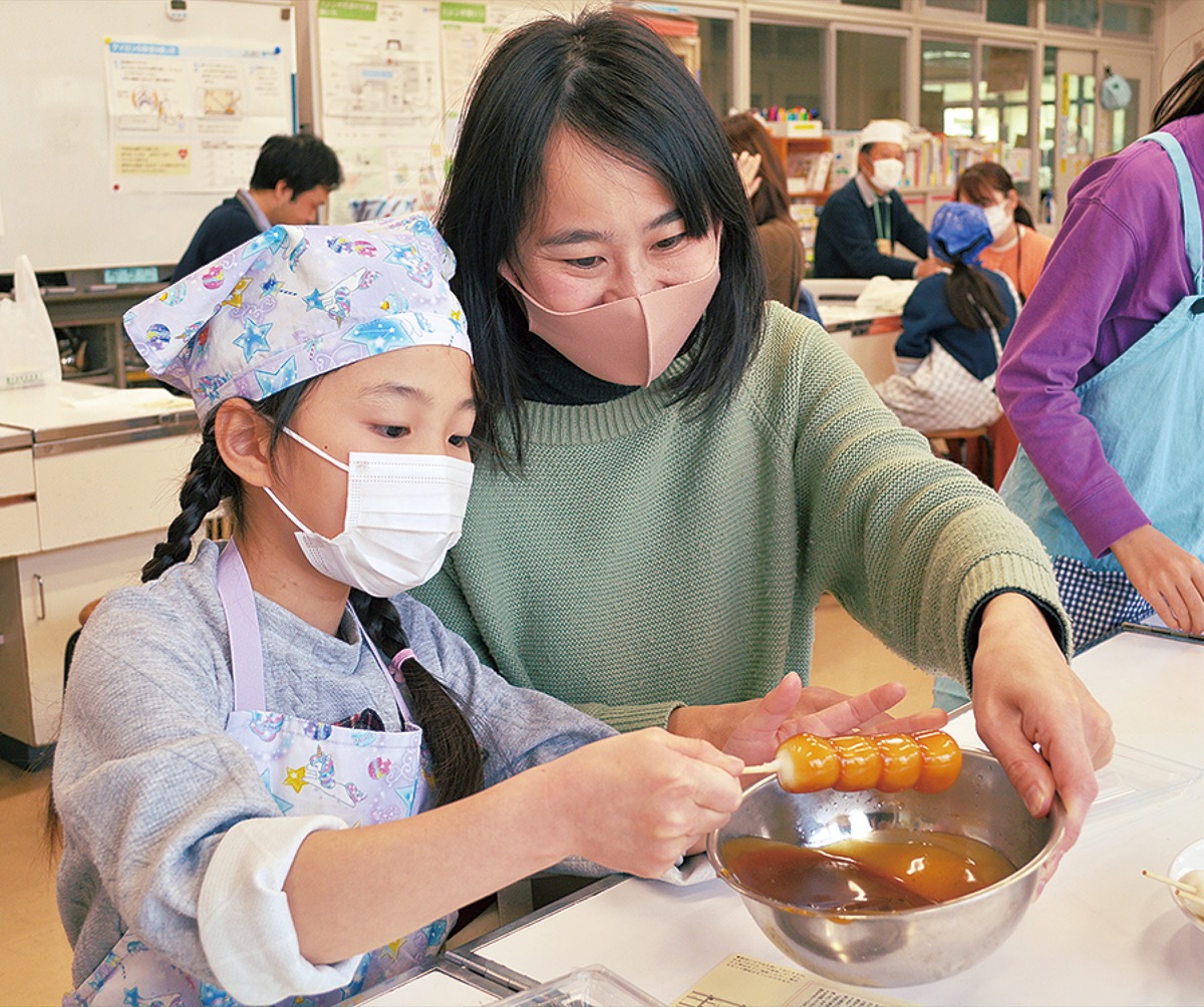 団子作りに挑戦