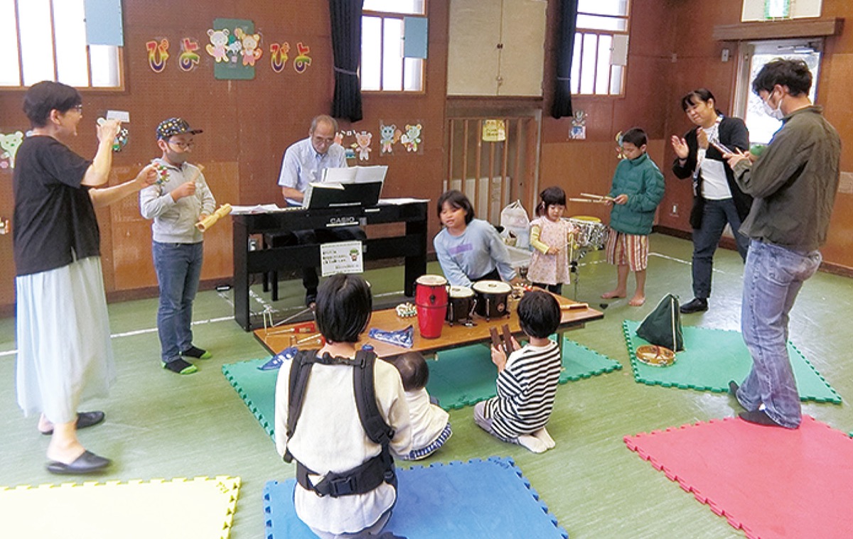 生演奏で自由にリズムを