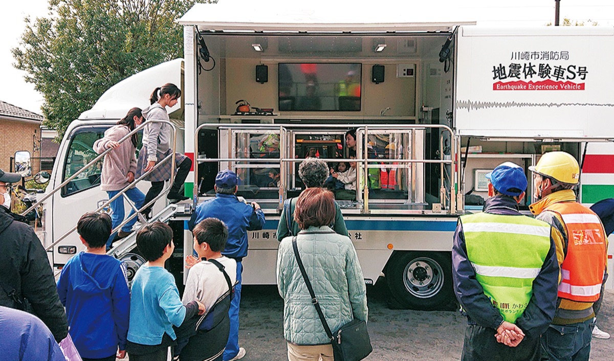 子どもたちが震度７体験