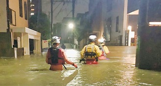 市内で浸水被害があった東日本台風では逃げ遅れにより救助された人もいた