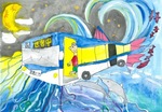 小山優輝さんの「世界をまわる海バス」