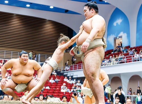 ６年ぶりに子ども相撲も開催