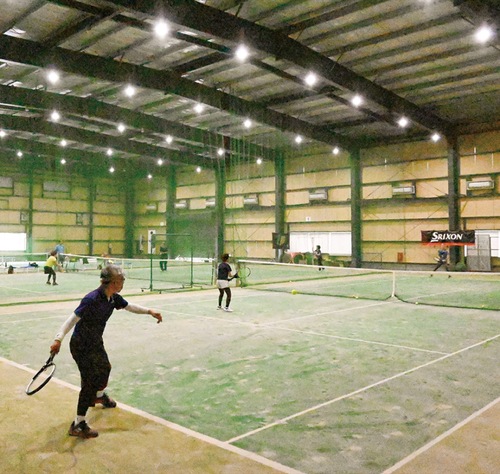 雨でも安心してプレーができる