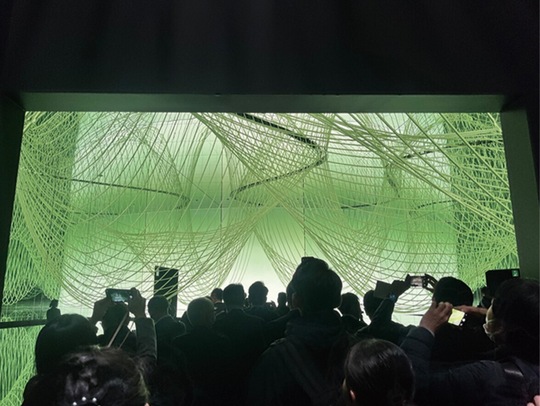 万博テストランの様子＝ちとせグループ提供