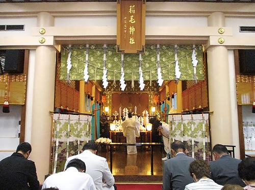 崇敬会大祭での神事＝提供