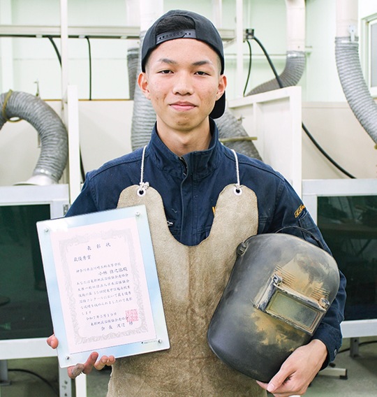 「全国大会でも１番になりたい」と話す小林さん