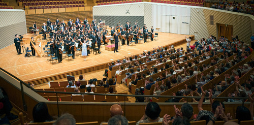 ウェルカムコンサートの模様　撮影：平舘平／提供：ミューザ川崎シンフォニーホール