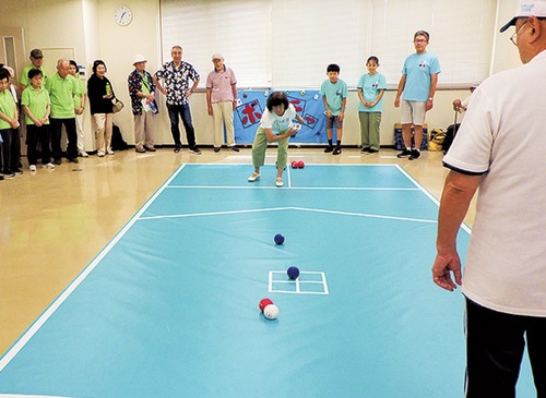 白熱したボッチャ大会