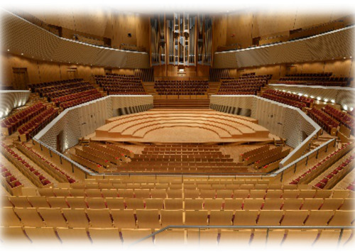 会場のミューザ川崎