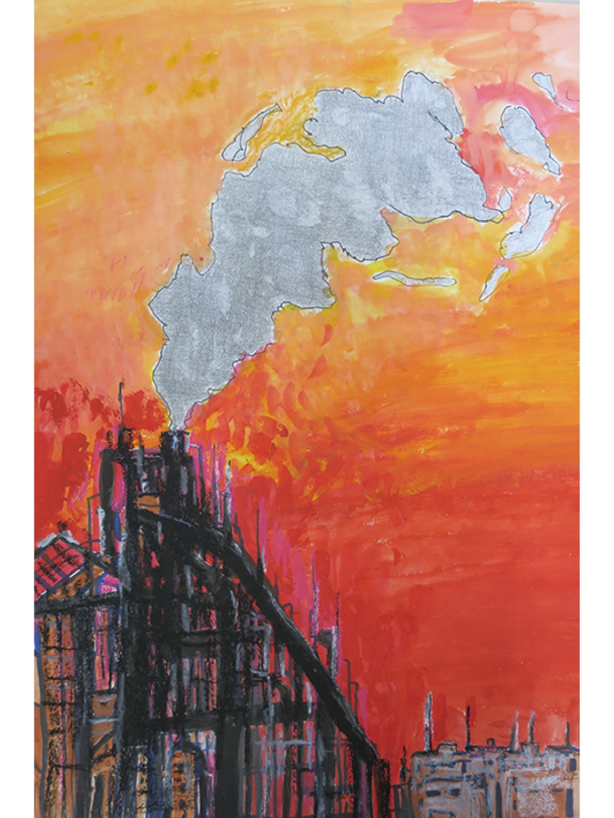 工場地鮮やかに切り取る マリエン写真・絵画コン | 川崎区・幸区