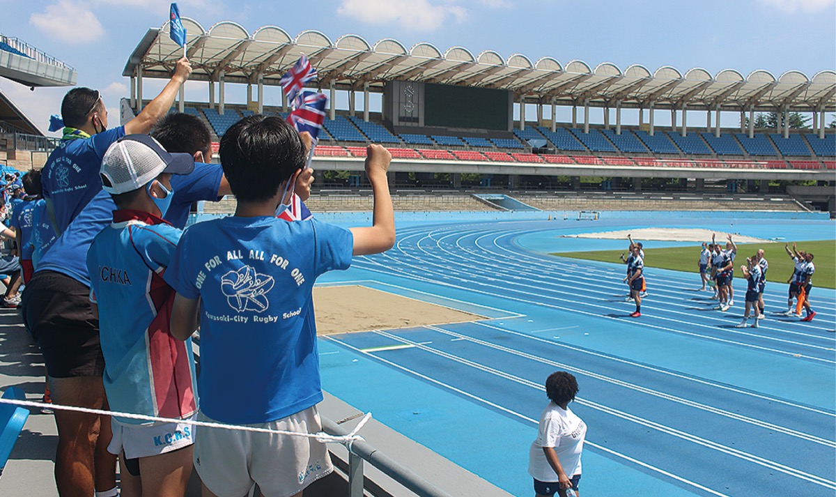東京五輪ラグビー男子 英国代表 市民と交流 等々力で練習初公開 川崎区 幸区 タウンニュース