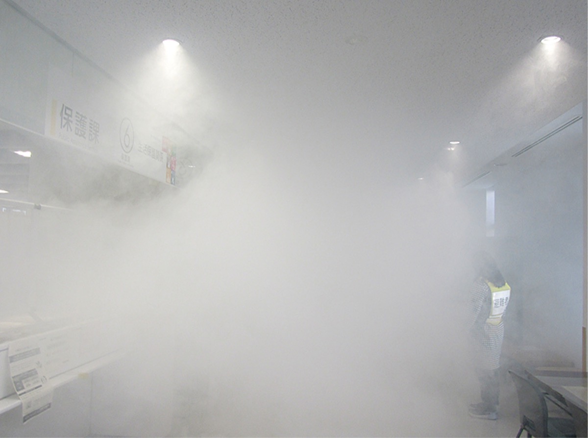 視界1mの避難困難 幸区役所で消防訓練 | 川崎区・幸区 | タウンニュース