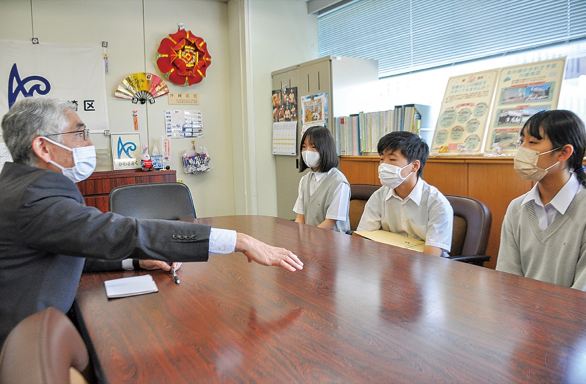 インタビューのこつを学ぶ 中学２年生 職場体験で 川崎区 幸区 タウンニュース