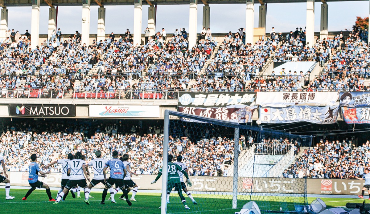 沢山の声援の下、熱戦を展開