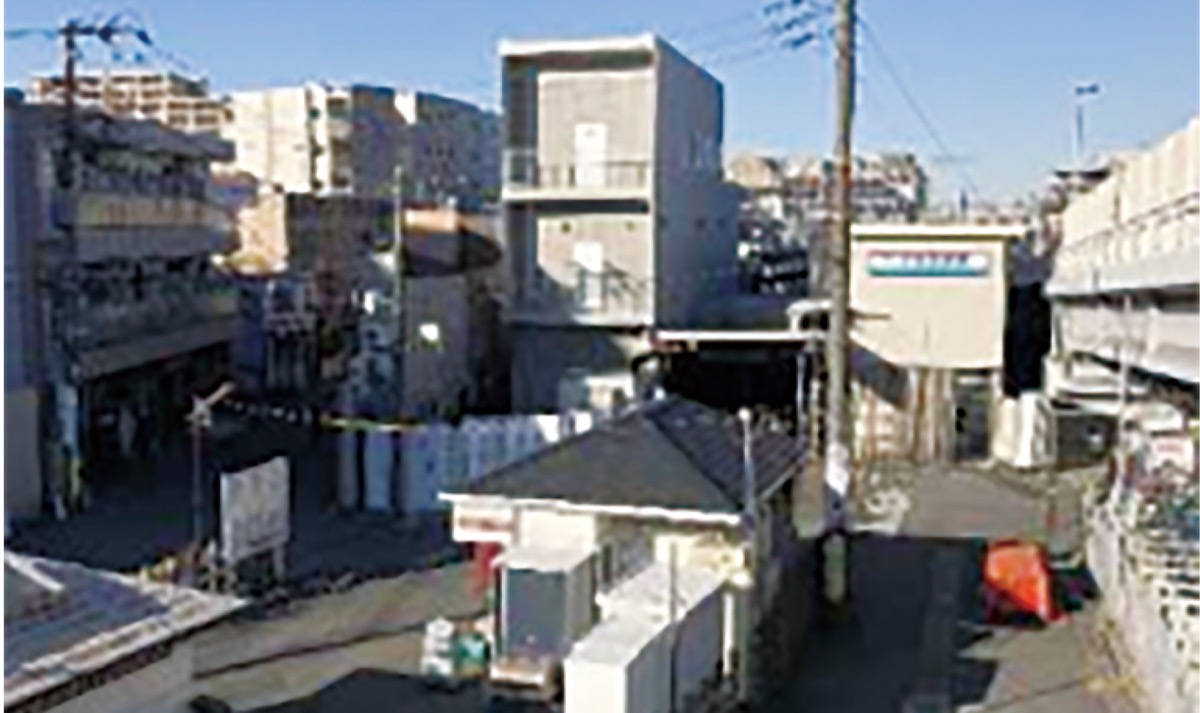 小島新田駅(1月17日撮影)=市提供